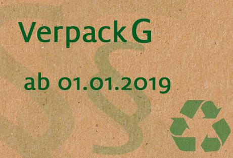 Am 01.01.2019 tritt in Deutschland das Verpackungsgesetz in Kraft.