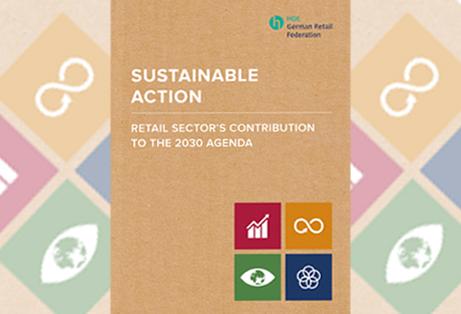Sustainable Action - die Nachhaltigkeitsbroschüre des HDE (engl.)
