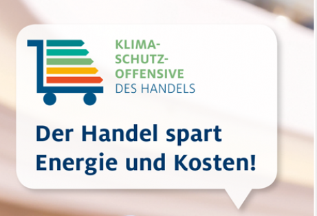 Flyer Klimaschutzoffensive: Energiesparen im Einzelhandel