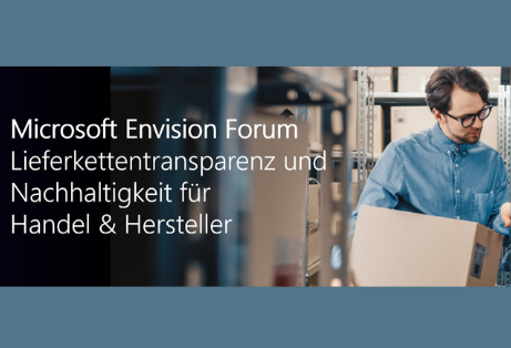 Klimaschutzoffensive des Handels beim Microsoft Envision Forum