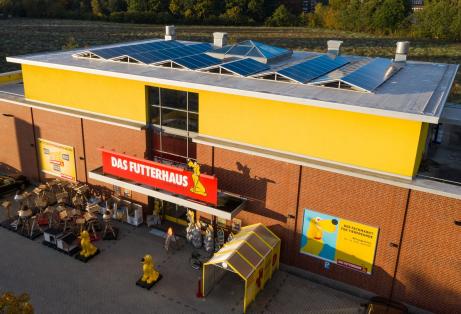Vorreiter beim Energiesparen: Die FUTTERHAUS-Zentrale in Elmshorn