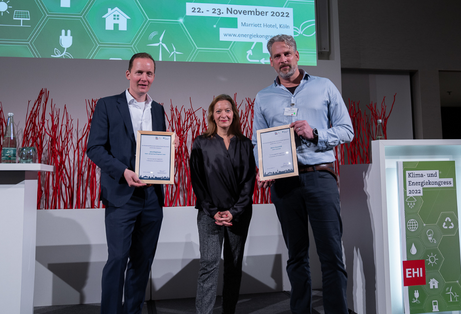 Klimaschutzoffensive-HDE Auszeichnung für herausragendes Klimaschutz-Engagement für Jens Klingemann und Marco Hauschildt