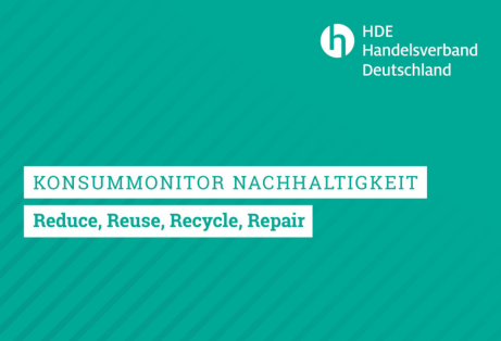 Klimaschutzoffensive-HDE Konsummonitor Nachhaltigkeit Einzelhandel Second Hand