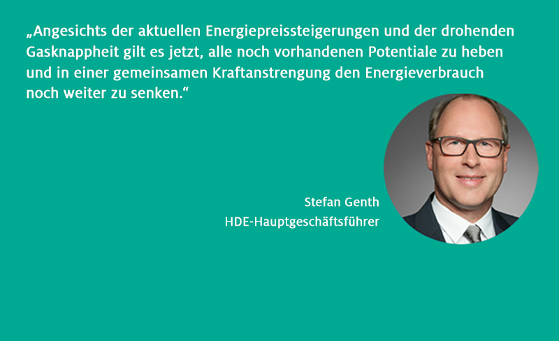 Klimaschutzoffensive: HDE unterstützt Verbändeinitiative zum Energiesparen