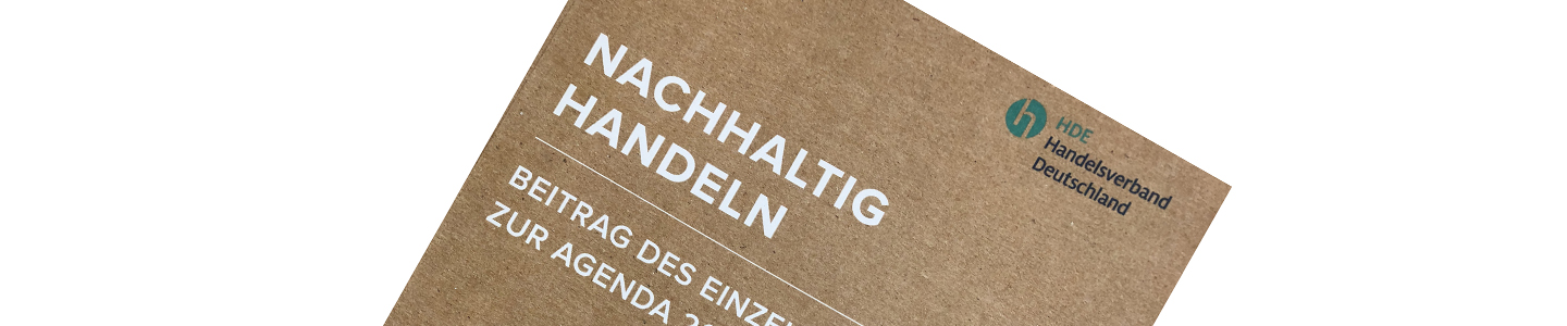 Broschüre Nachhaltig Handeln