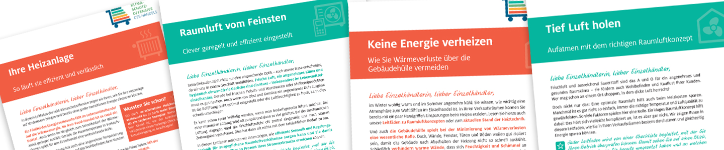 Klimaschutzoffensive: Leitfäden zu den Themen Heizanlage, Dämmung und Raumluft erschienen