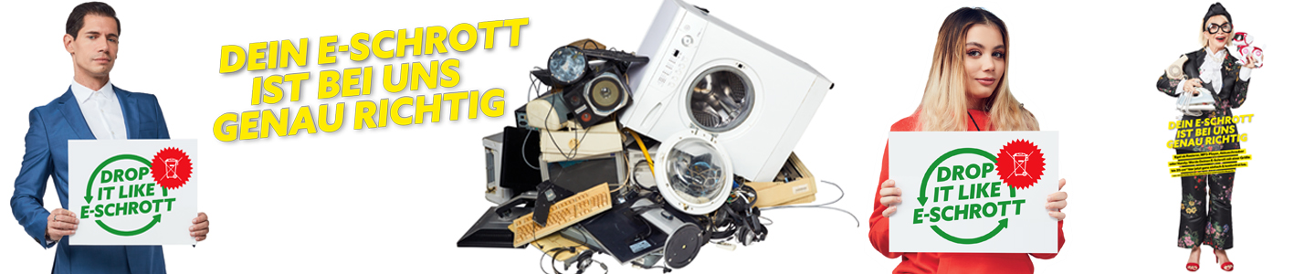 Klimaschutzoffensive: Drop it like it's E-Schrott, Recycling von Elektrogeräten Klimaschutzoffensive: Drop it like it's E-Schrott, Recycling von Elektrogeräten