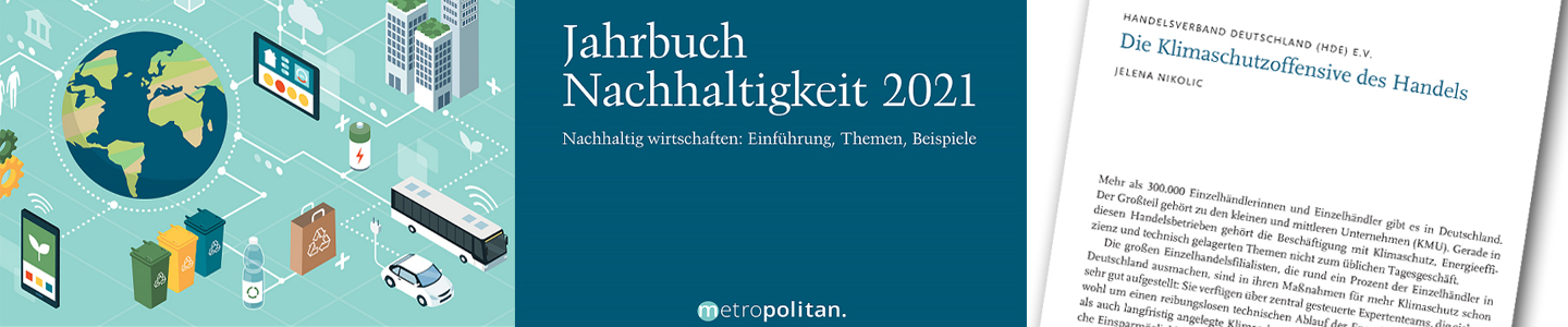 Klimaschutzoffensive im Jahrbuch Nachhaltigkeit 2021