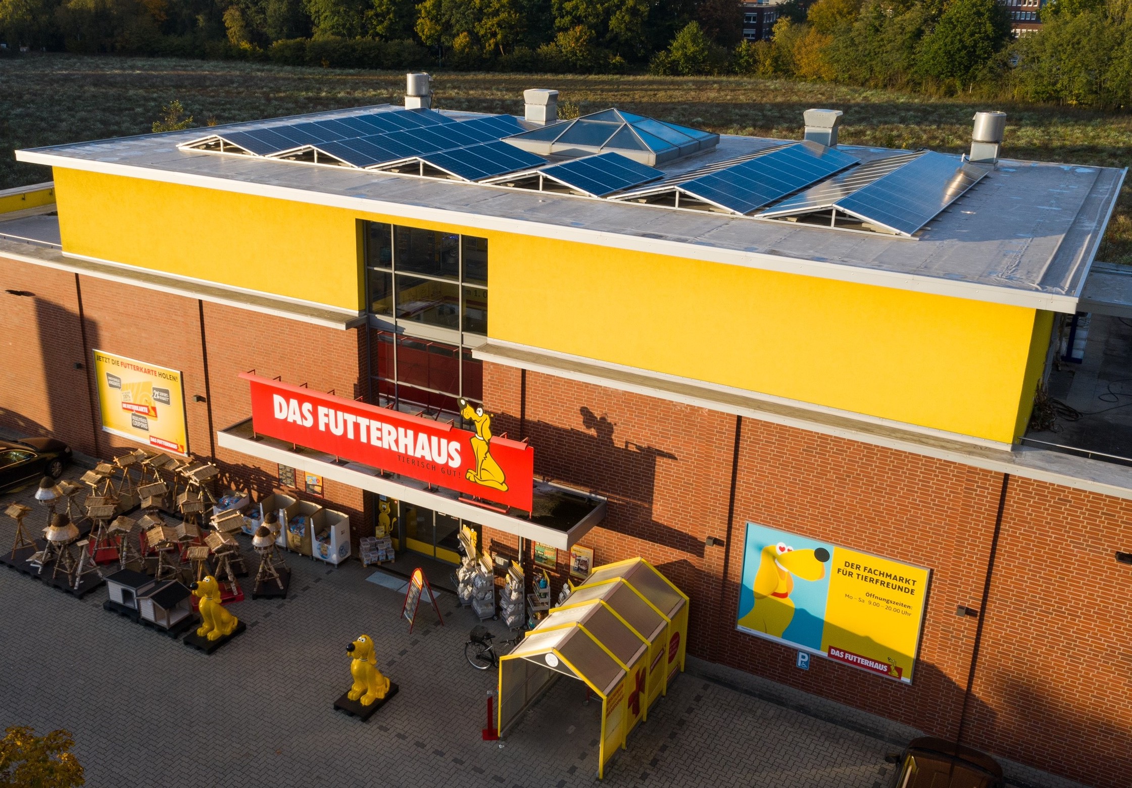 Vorreiter beim Energiesparen: Die FUTTERHAUS-Zentrale in Elmshorn