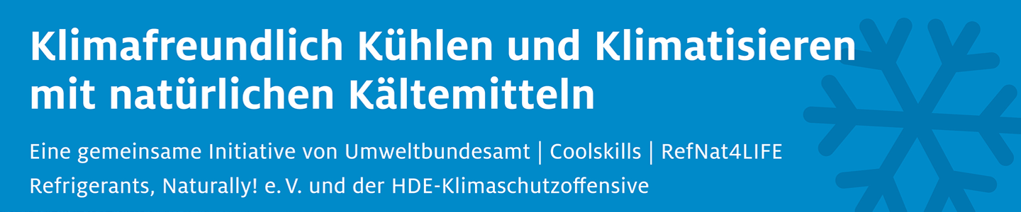 Klimaschutzoffensive: Initiative Klimafreundlich kühlen und klimatisieren mit natürlichen Kältemitteln