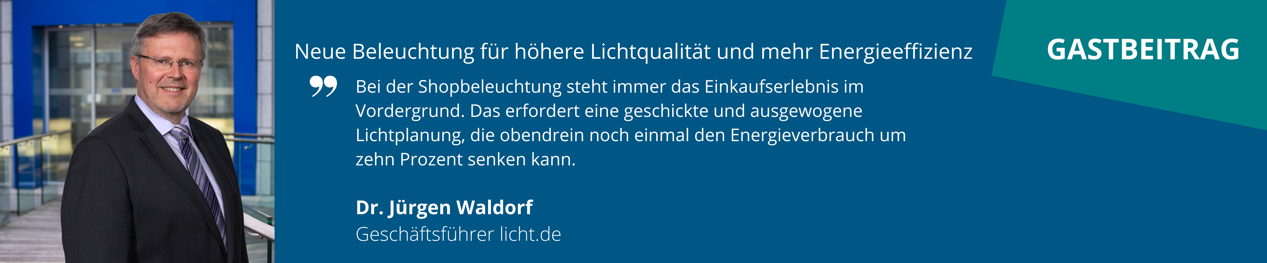 Klimaschutzoffensive-HDE Gastbeitrag licht.de Beleuchtung Energieeffizienz Einzelhandel