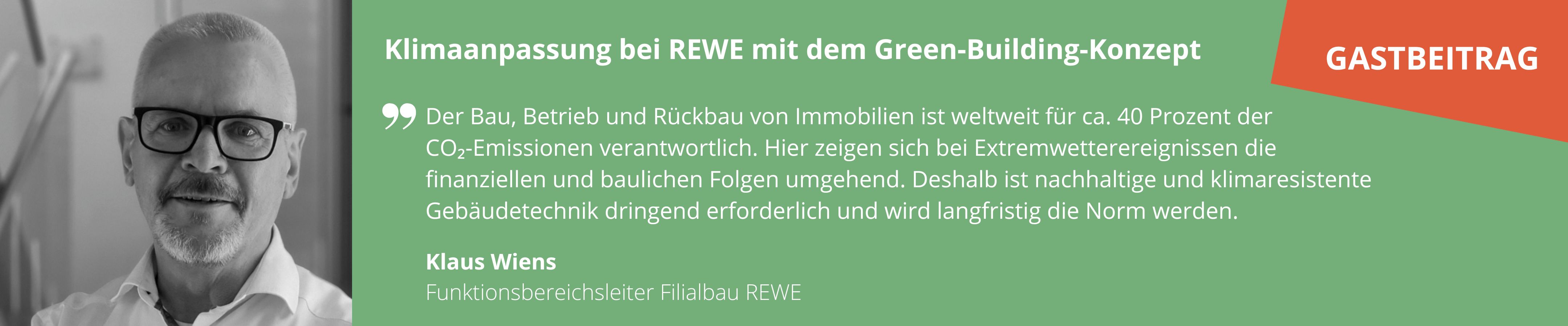 HDE-Adapt Gastbeitrag Rewe Green Building Klaus Wiens HDE-Adapt Gastbeitrag Rewe Green Building Klaus Wiens