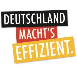 Logo DEUTSCHLAND MACHT'S EFFIZIENT